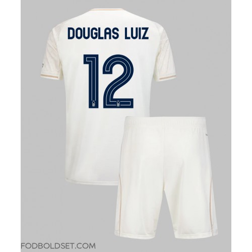 Nottingham Forest Douglas Luiz #12 Udebane Trøje Børn 2025-26 Kortærmet (+ Korte bukser)